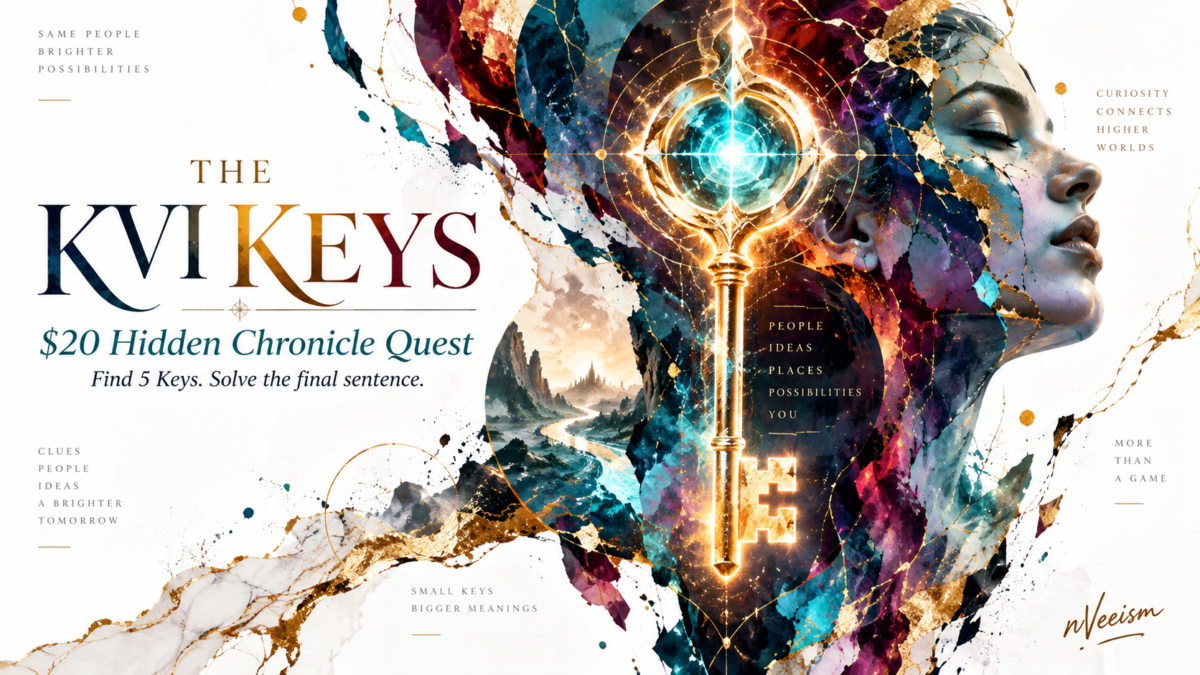 The KVI Keys $20 Hidden Chronicle Quest promotional artwork for September 13, 2026 at 12:00 PM ET